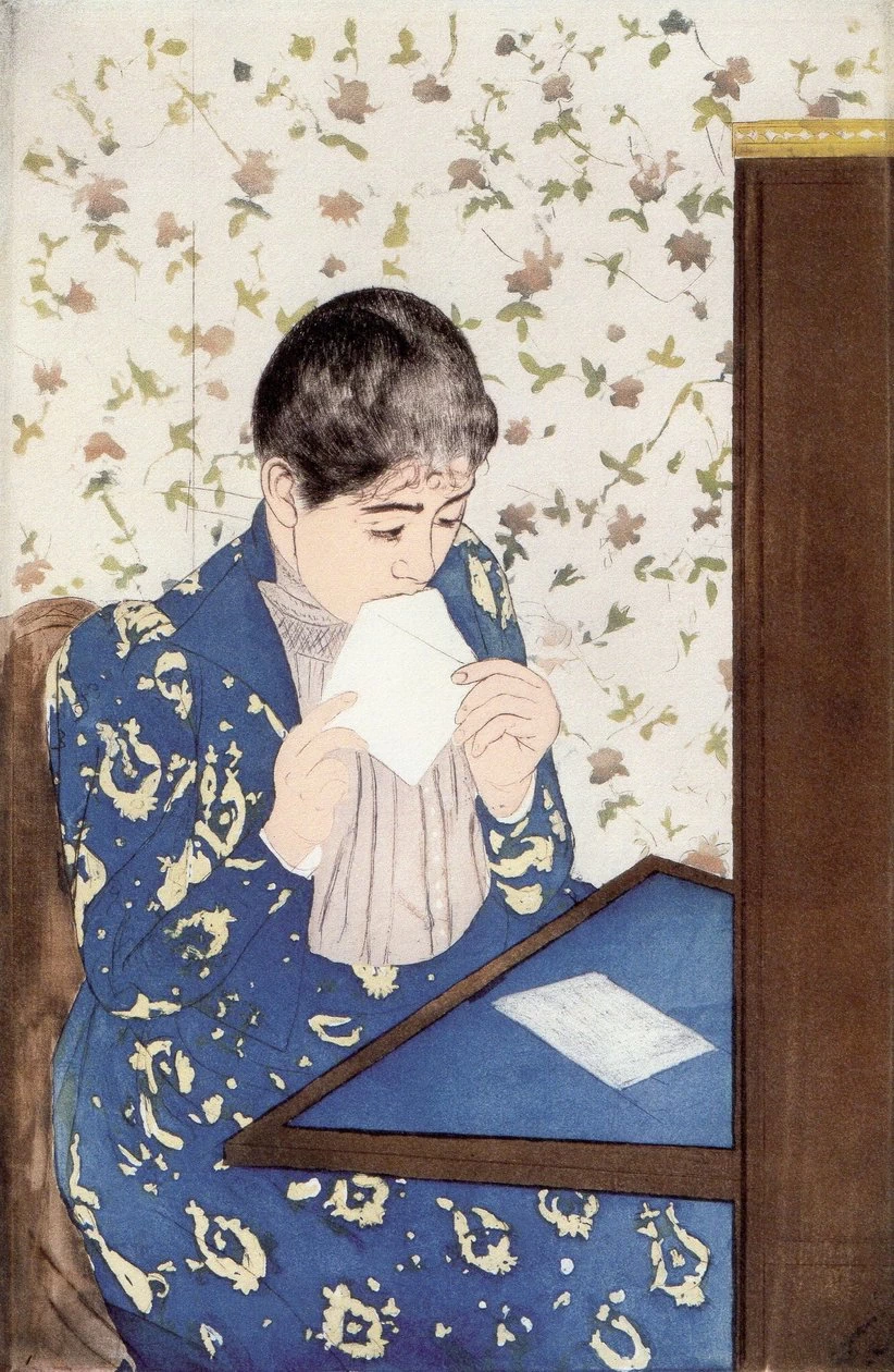 Mary Cassatt - 100, La lettera